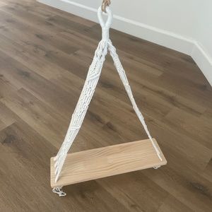 Wooden Floating Hanging Shelf